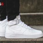 white air forces 1 mid