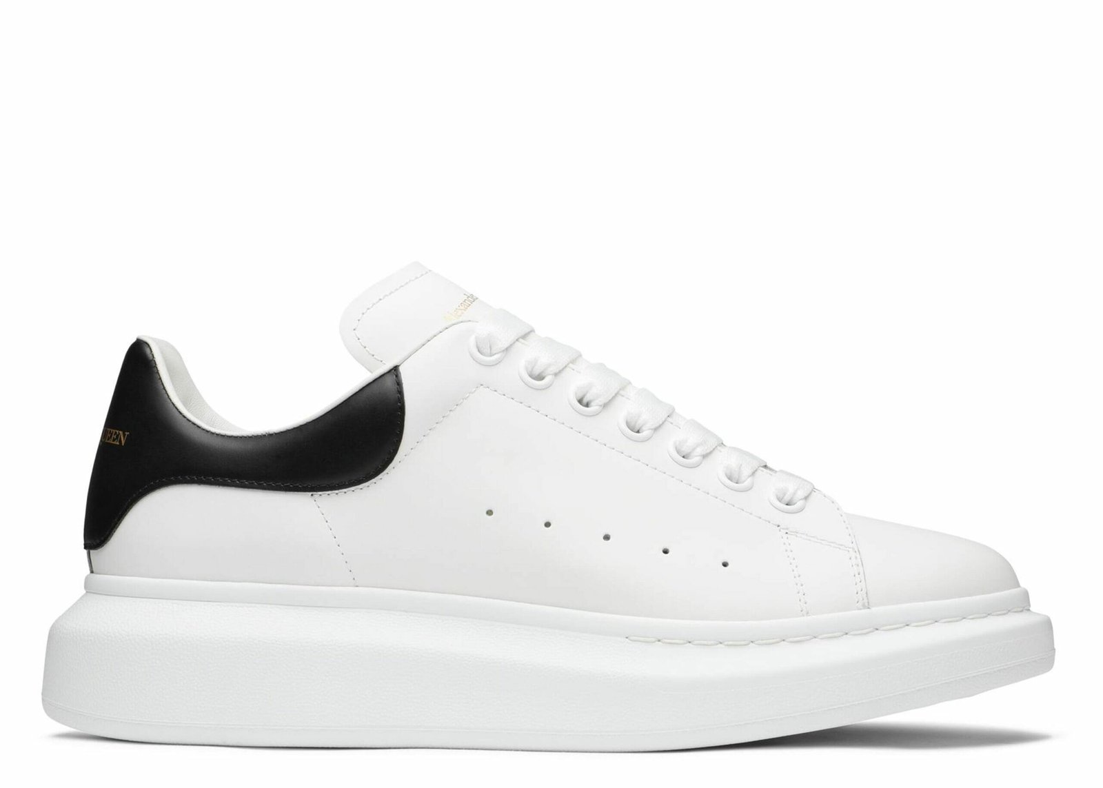 ersized Sneaker Leather 'White Black'