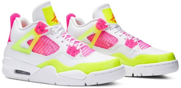 AIR JORDAN 4 RETRO WHITE LEMON PINK‏