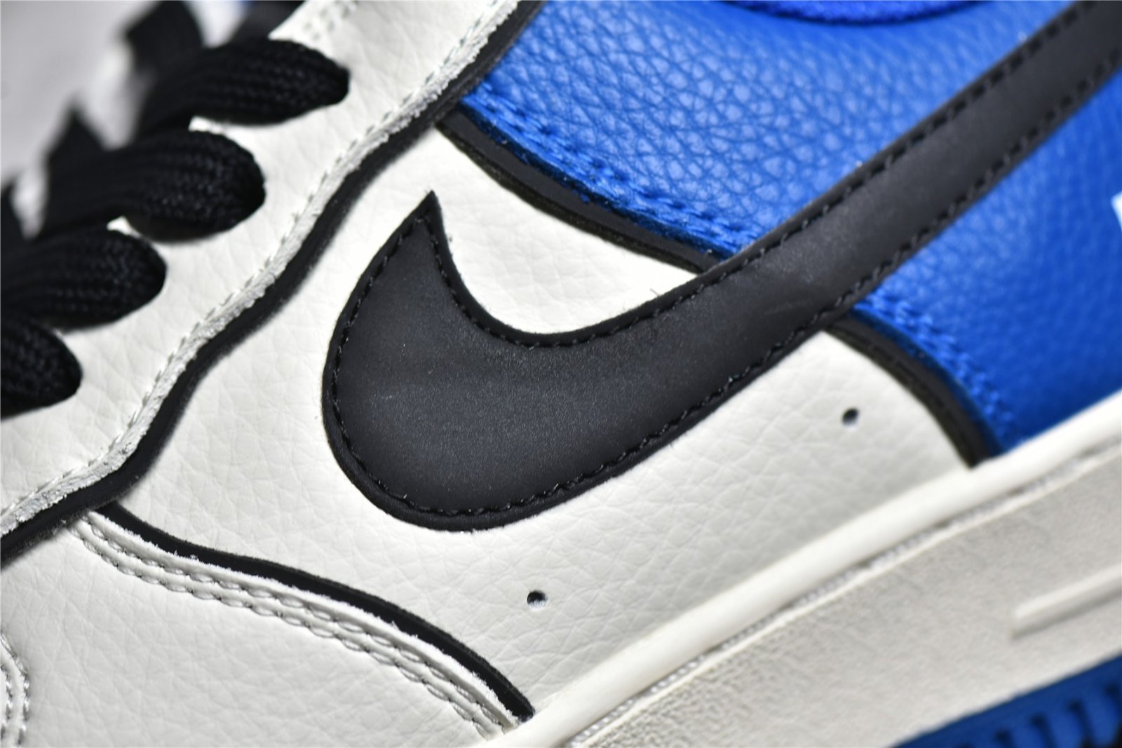 Nike AIR FORCE 1 LOW DAREDEVIL BEIGE/ROYAL BLUE/BLACK AL2236-300 – תמונה 6