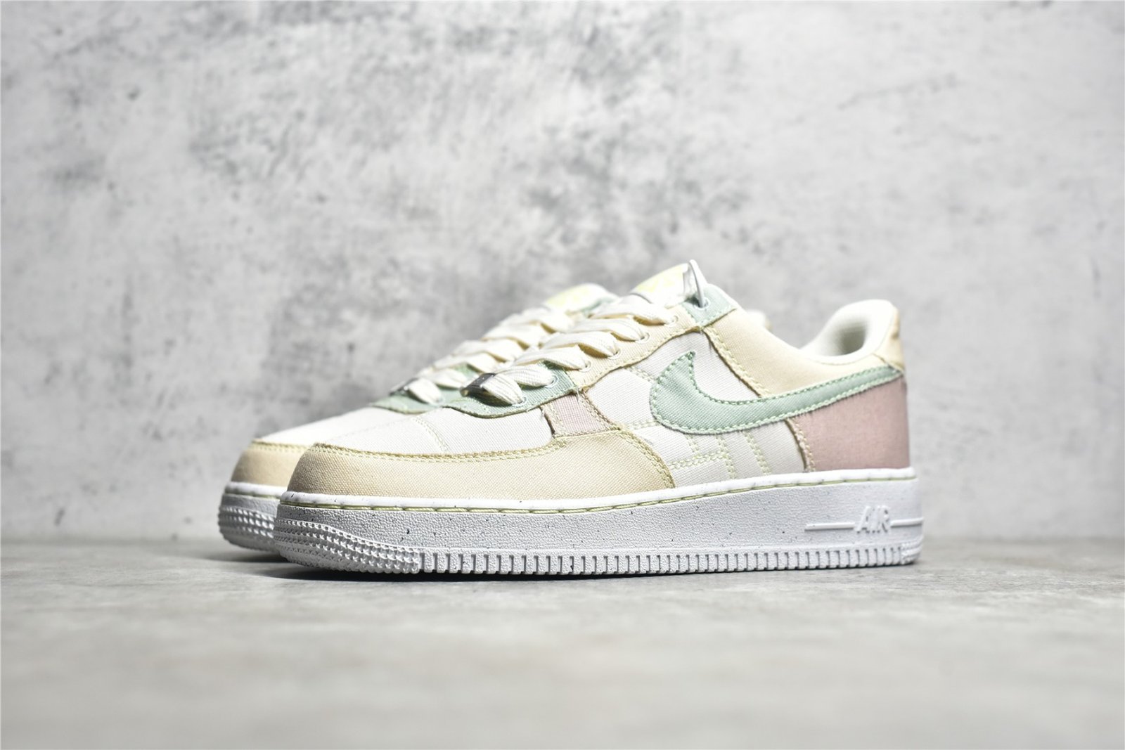 Nike AIR FORCE 1 LOW 07 LX NEXT NATURE STRUCTURED PHANTOM/SEAFOAM/PEARL WHITE/CITRON TINT DR5648-030 – תמונה 18