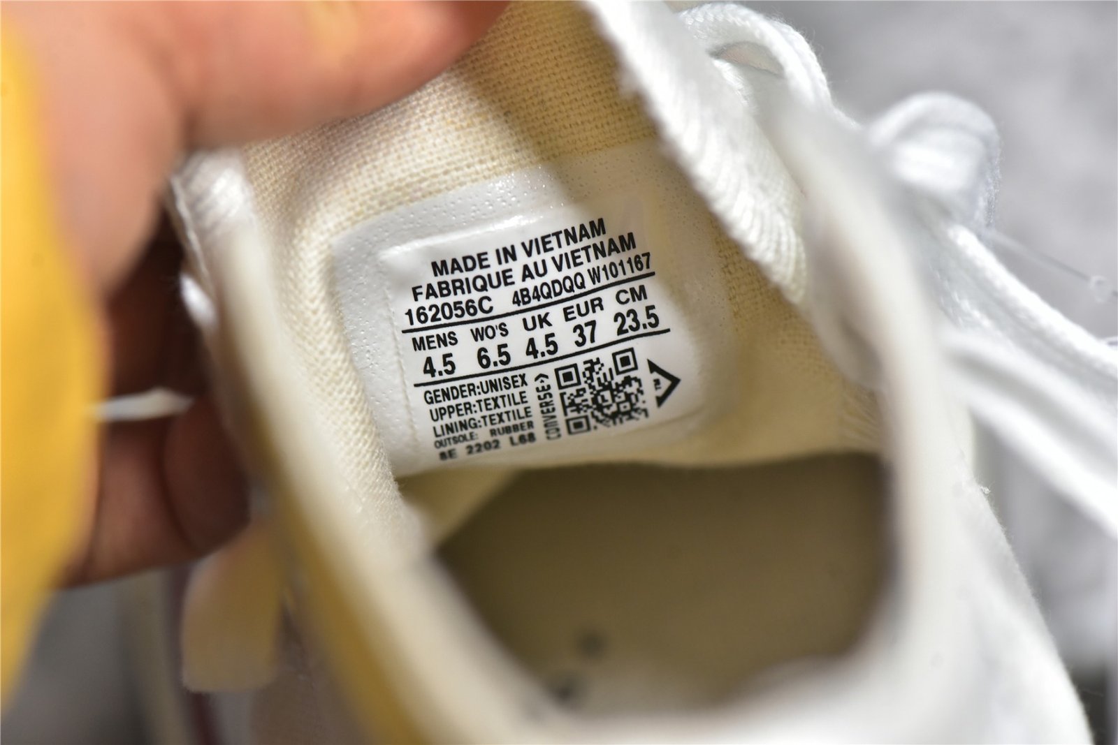 CONVERSE CHUCK TAYLOR ALL-STAR 70S HIGH X ARCHEOPTERYX WHITE/WHITE/EGRET 162056C – תמונה 4