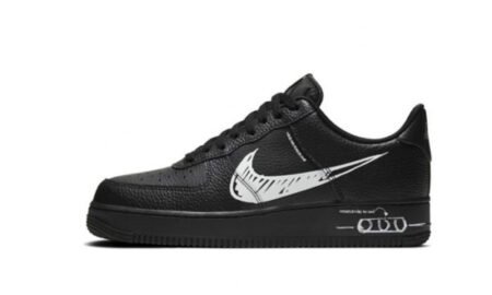 Nike Air Force 1 Sketch Black - נעליים שיוצרות סגנון NIKE | ShoeSale
