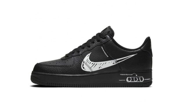 Nike Air Force 1 Sketch Black - נעליים שיוצרות סגנון NIKE | ShoeSale