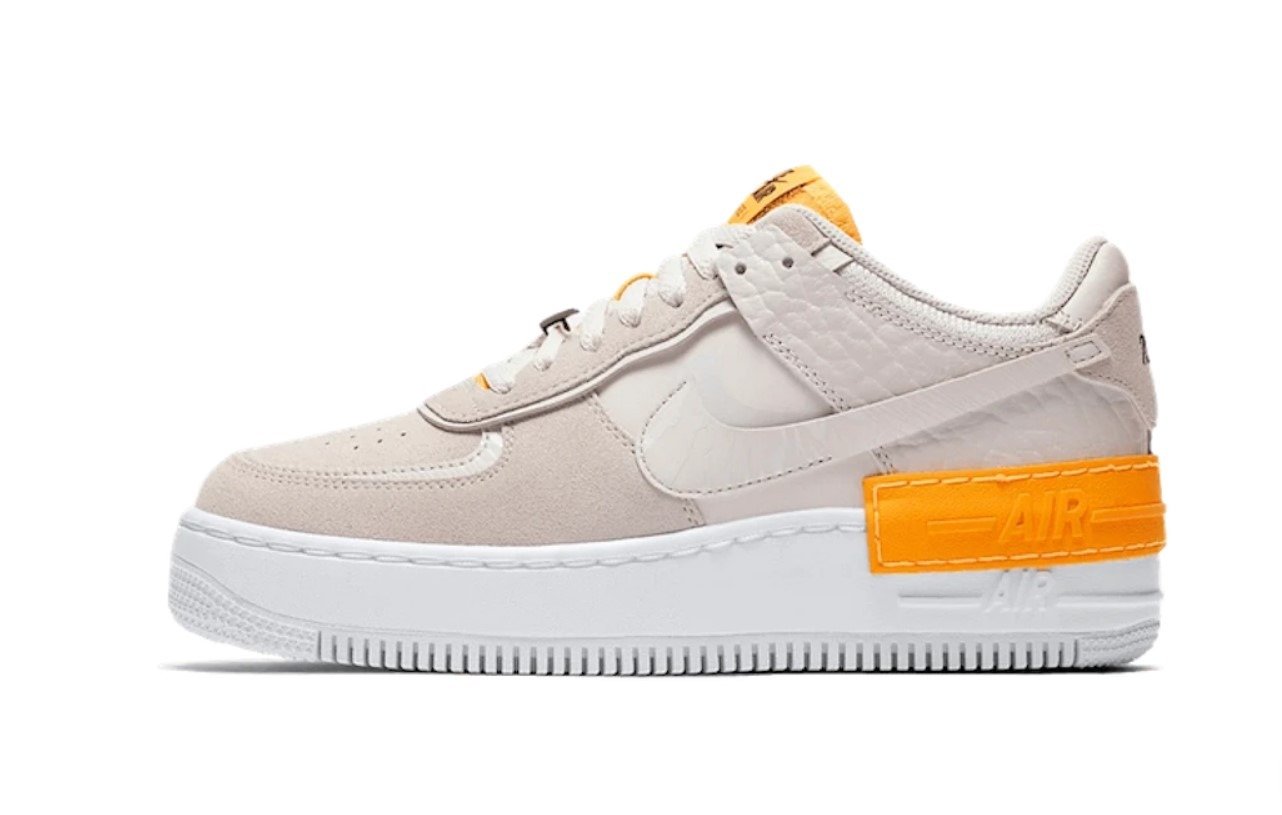 נעלי Nike Air Force 1 Shadow Beige Orange - הסטייל שיכבוש את הרחובות! NIKE | ShoeSale