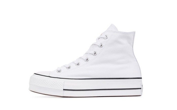 נעלי Converse All Star Platform High White - פריט חובה לכל חובב אופנה! Converse | ShoeSale