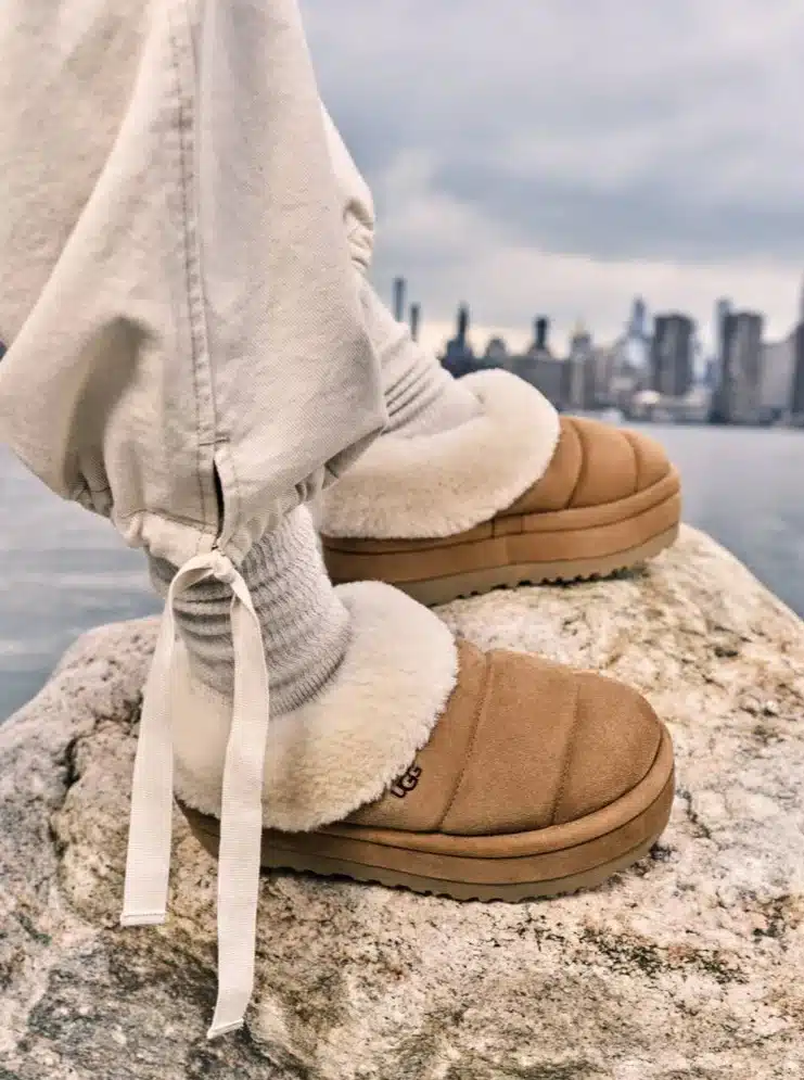 נעלי האג פלטפורמה Ugg Tazzlita Chestnut - סטייל ואופנה בלתי נגמרים! UGG | ShoeSale