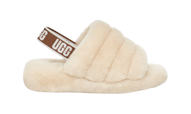 Fluff Yeah Slide Natural - האופנה שהופכת את כל הצעדים שלך למתוקים UGG | ShoeSale