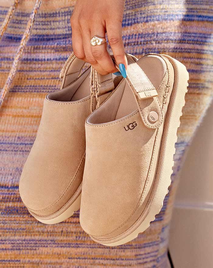 סנדלי האג Ugg Goldenstar Clog Driftwood - הסטייל שלך מתחיל כאן! UGG | ShoeSale