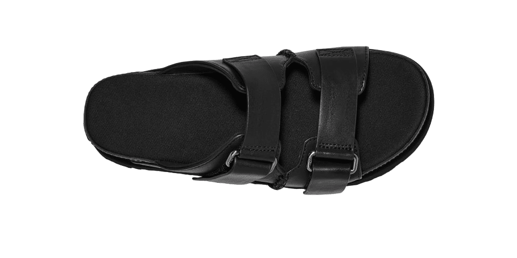 כפכפי האג UGG Women’s Goldenstar Hi Slide Black - טרנד אופנתי לנשים UGG | ShoeSale