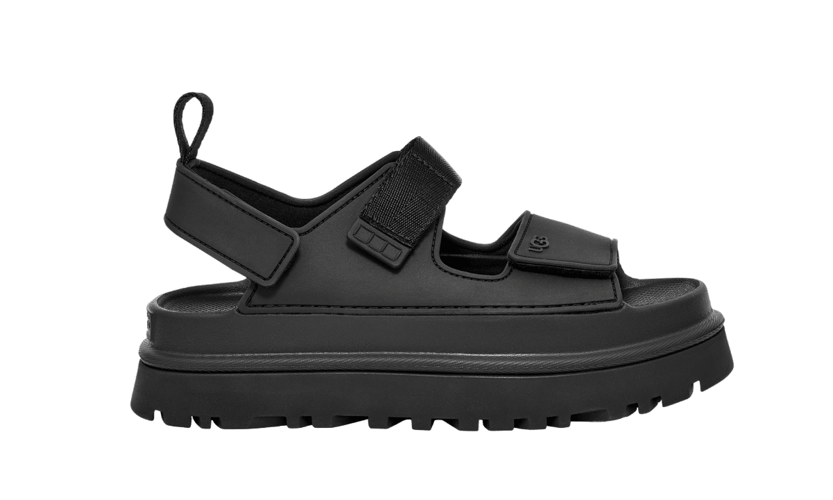 סנדלי האג UGG Women's GoldenGlow Sandal Black – עדי לסגנון ייחודי ונוחות מושלמת! UGG | ShoeSale