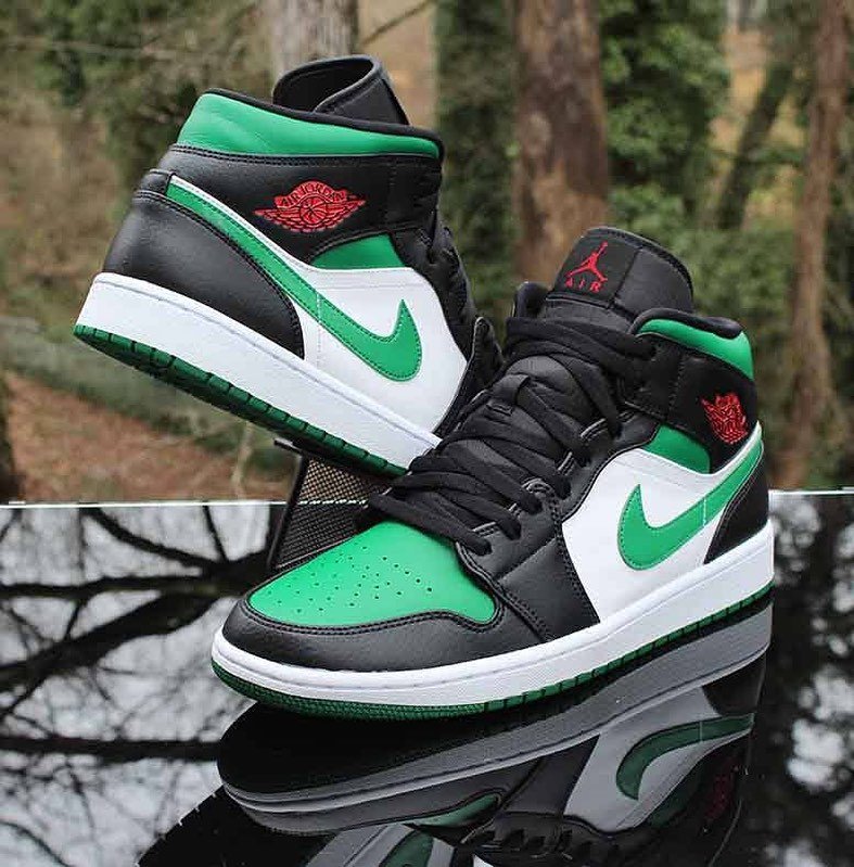 Air Jordan 1 Mid Pine Green - הטרנד שכולם מדברים עליו! AIR JORDAN | ShoeSale
