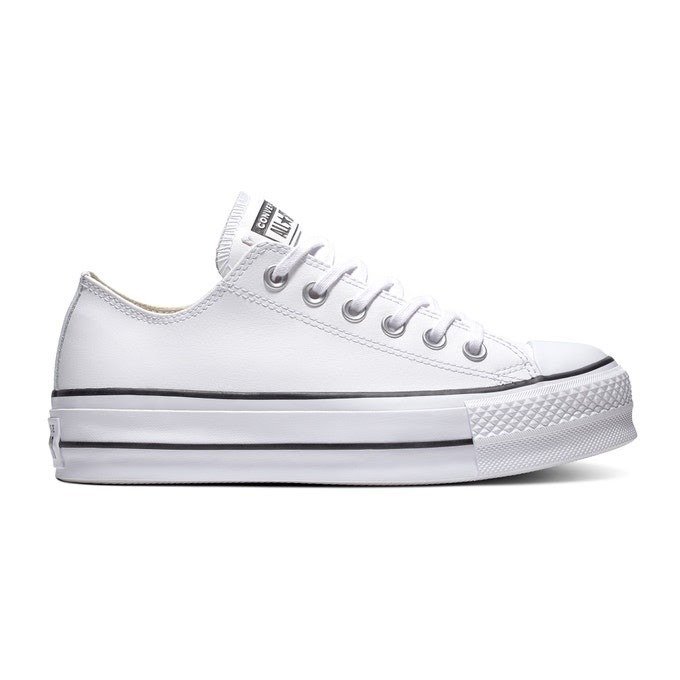 Converse All Star Platform Low White - הטרנד החדש בעולם האופנה! Converse | ShoeSale