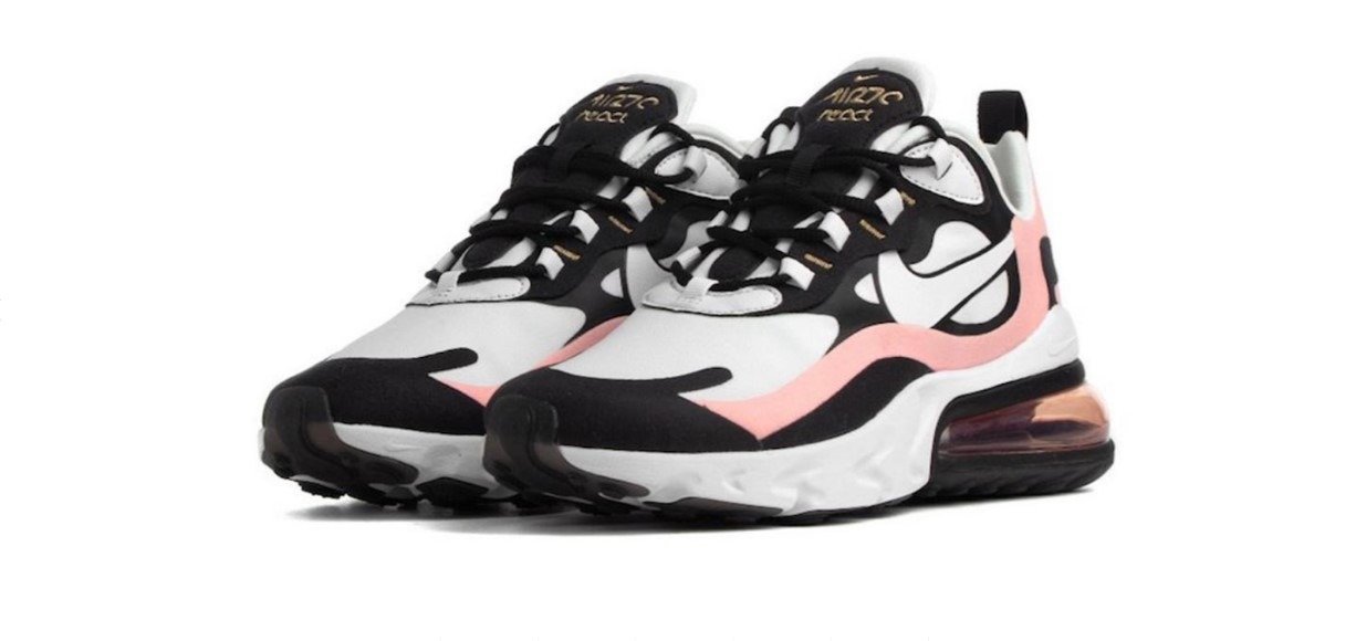 Nike Air Max 270 React Bleached Coral - נעלי האופנה ששואבות את תשומת הלב! NIKE | ShoeSale