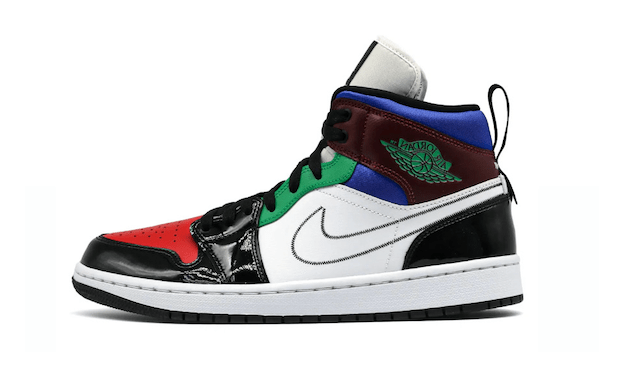 Air Jordan 1 Mid Se White Multi Color - הסניקרס שיביאו לך את הסטייל AIR JORDAN | ShoeSale