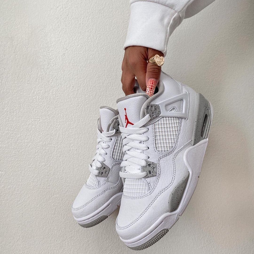 Air Jordan 4 Tech White (White Oreo) - חדשנות באופנה שלך! הדגמים החמים | ShoeSale