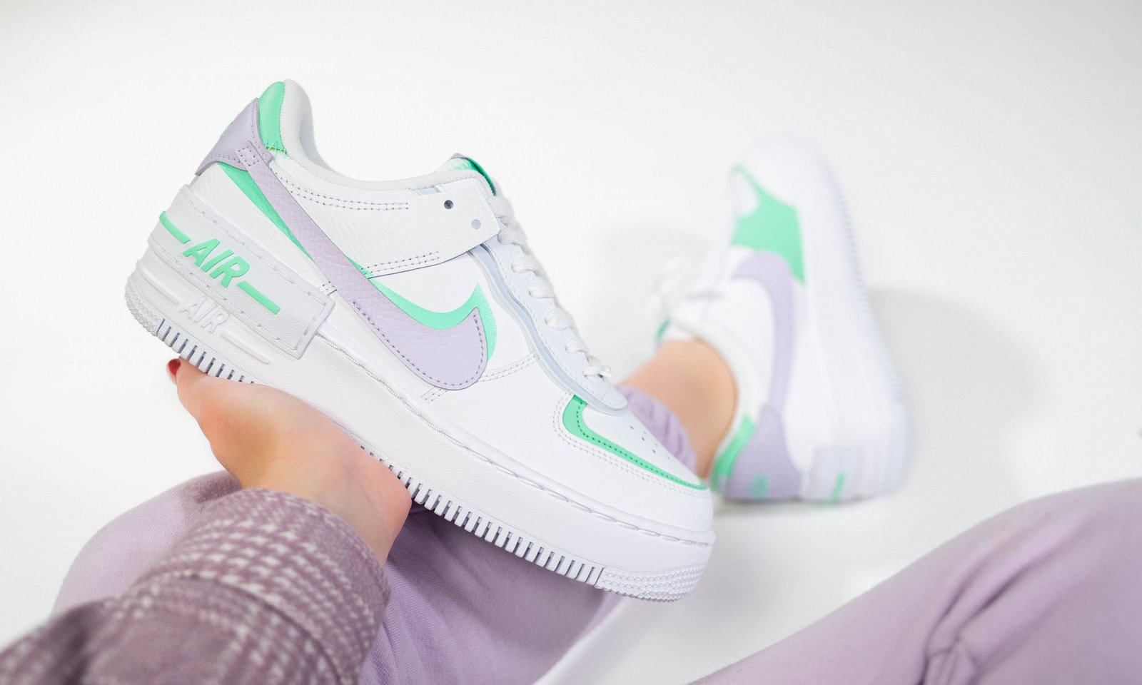 Air Force 1 Shadow Infinite Lilac - נעליים שתשדרגו כל לוק NIKE | ShoeSale