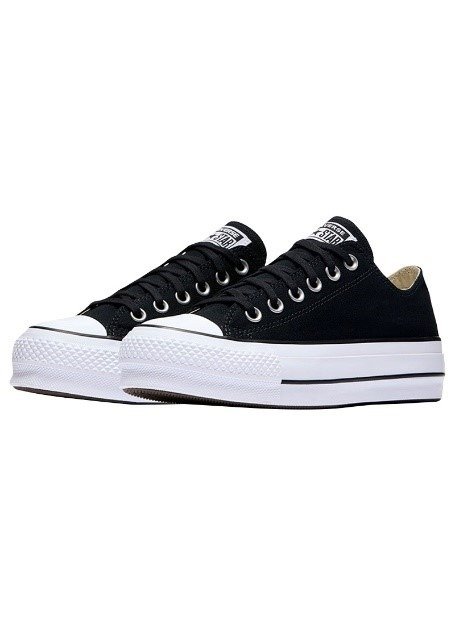 Converse All Star Platform Low Black - מהמינימליזם לסטייל עוצר נשימה! Converse | ShoeSale