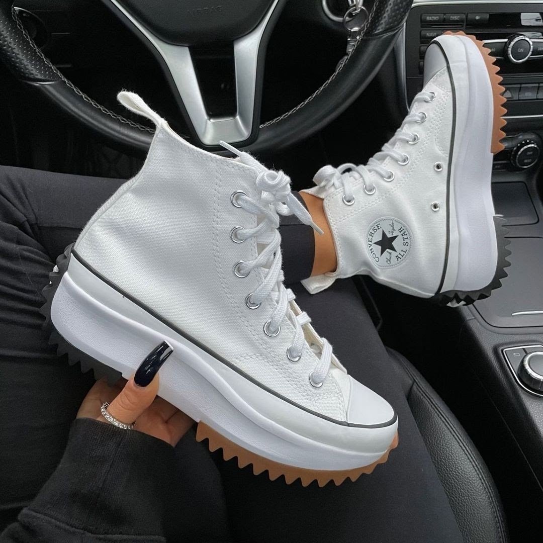 Converse Run Star Hike High White - ביסוס הסטייל שלך Converse | ShoeSale