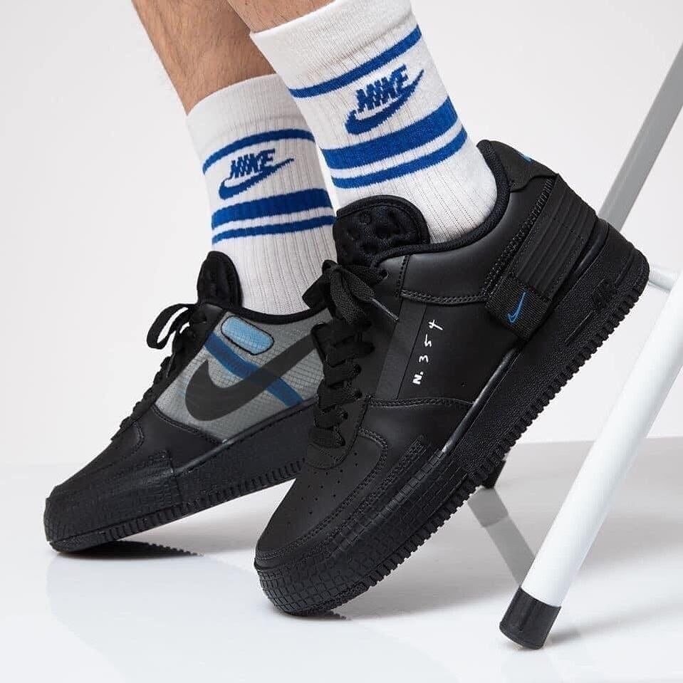 Nike Air Force 1 N354 Triple Black - הטרנד הלוהט של ShoeSale! NIKE | ShoeSale