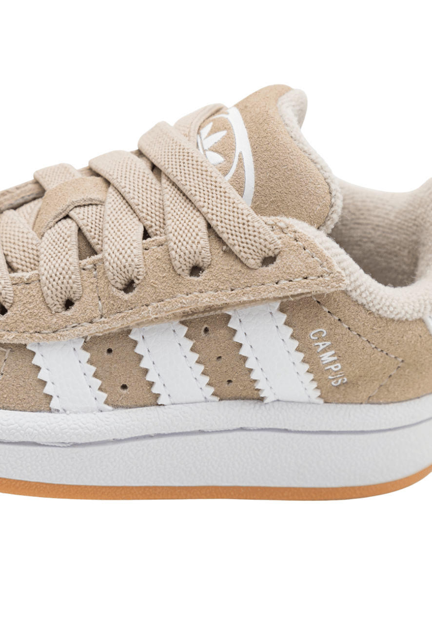 נעלי Adidas Campus Kids Beige/Footwear White - אופנת הילדים המושלמת! Adidas Kids | ShoeSale
