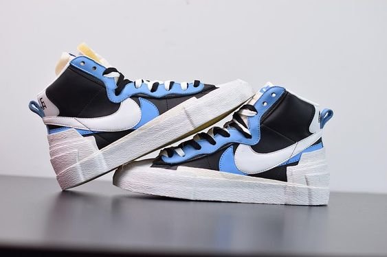 Blazer Mid Sacai White Black Legend Blue - הטרנד החם של העונה! NIKE | ShoeSale
