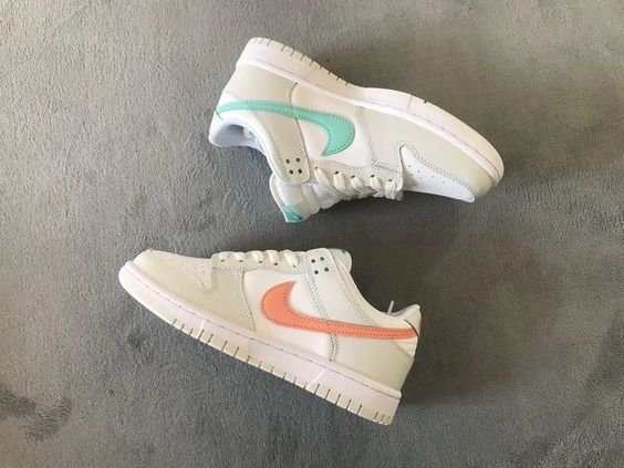 דאנק לואו White Bone Peach Aqua - הטרנד שיביא אותך לסטייל חדש! NIKE | ShoeSale