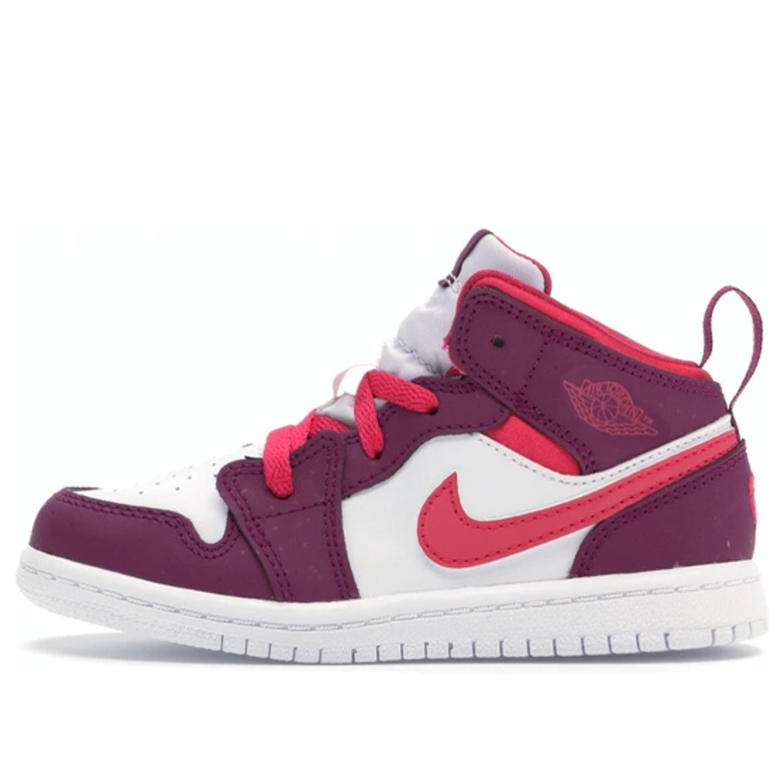 Air Jordan 1 Mid Kids True Berry Rush Pink - סניקרס שכבשו את העולם! JORDAN KIDS | ShoeSale