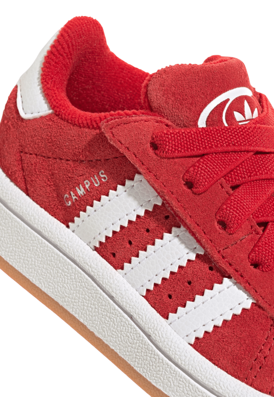 נעלי אדידס קמפוס לילדים - בגווני סקארלט וגם בגוון לבן Adidas Kids | ShoeSale