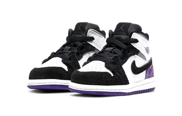 Air Jordan 1 Mid Kids Varsity Purple - סניקרס בסטייל JORDAN KIDS | ShoeSale