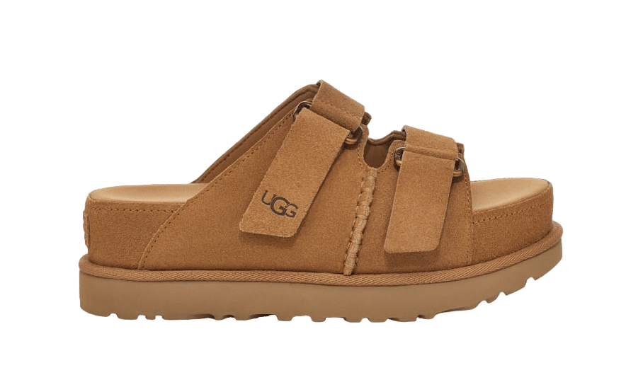 כפכפי האג UGG Women’s Goldenstar Hi Slide Chestnut - הפופולריות בעיצומם! UGG | ShoeSale