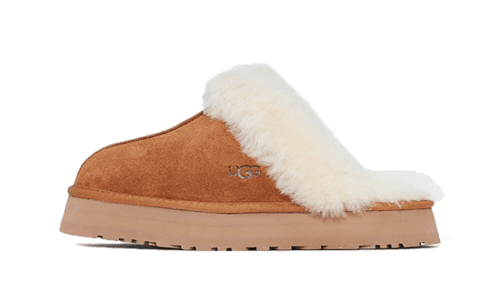 נעלי האג פלטפורמה Ugg Disquette Slipper Chestnut - השילוב המושלם של נוחות וסטייל! UGG | ShoeSale