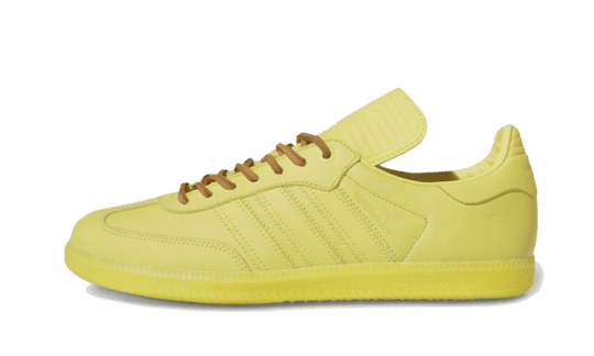 הדגם הכי נחשק של אדידס - Samba Pharrell Humanrace Yellow ב-ShoeSale! ADIDAS SAMBA | ShoeSale
