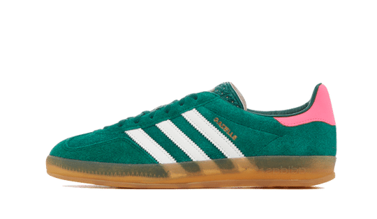הפוך לכל מרכז תשומת הלב עם Adidas Gazelle Indoor Collegiate Green Lucid Pink ADIDAS GAZELLE | ShoeSale