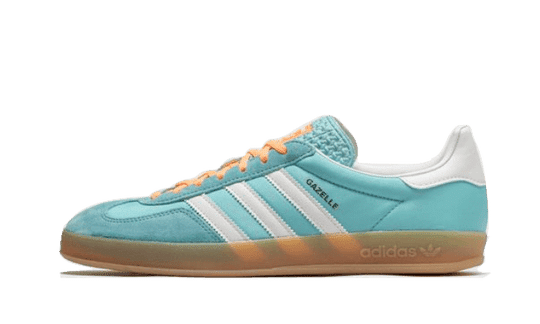 Adidas Gazelle Indoor Preloved Blue White Gum - סניקרס בסטייל חסר פשרות ADIDAS GAZELLE | ShoeSale