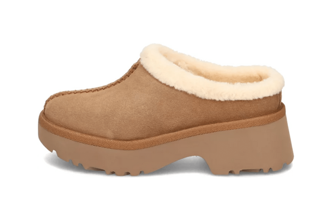 נעלי האג פלטפורמה UGG New Heights Cozy Clog 'Chestnut' 1162510-CHE - החוויה שהרגליים שלך מחכות לה! UGG | ShoeSale