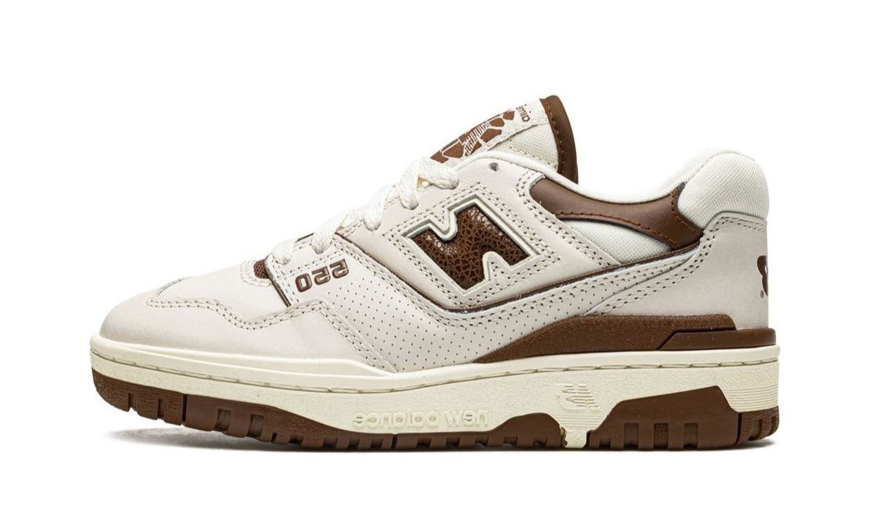 קחו את הסטייל שלכם לשיאים חדשים עם New Balance X Aimé Leon Dore 550 Low-Top Sneakers! NEW BALANCE | ShoeSale