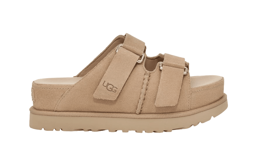 כפכפי האג UGG Women’s Goldenstar Hi Slide Sand - הטרנד שכולם מדברים עליו! UGG | ShoeSale