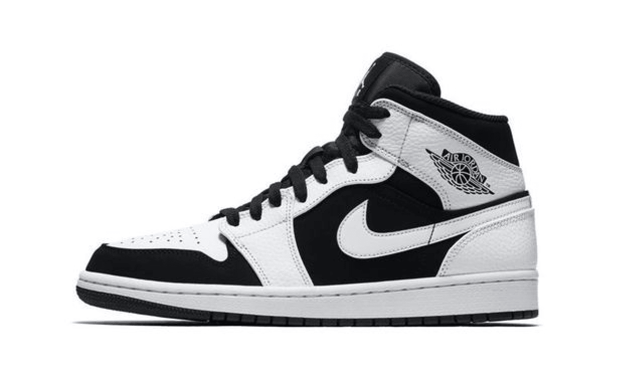 Air Jordan 1 Mid White Black - חוויית אופנה בלתי מתפשרת הדגמים החמים | ShoeSale