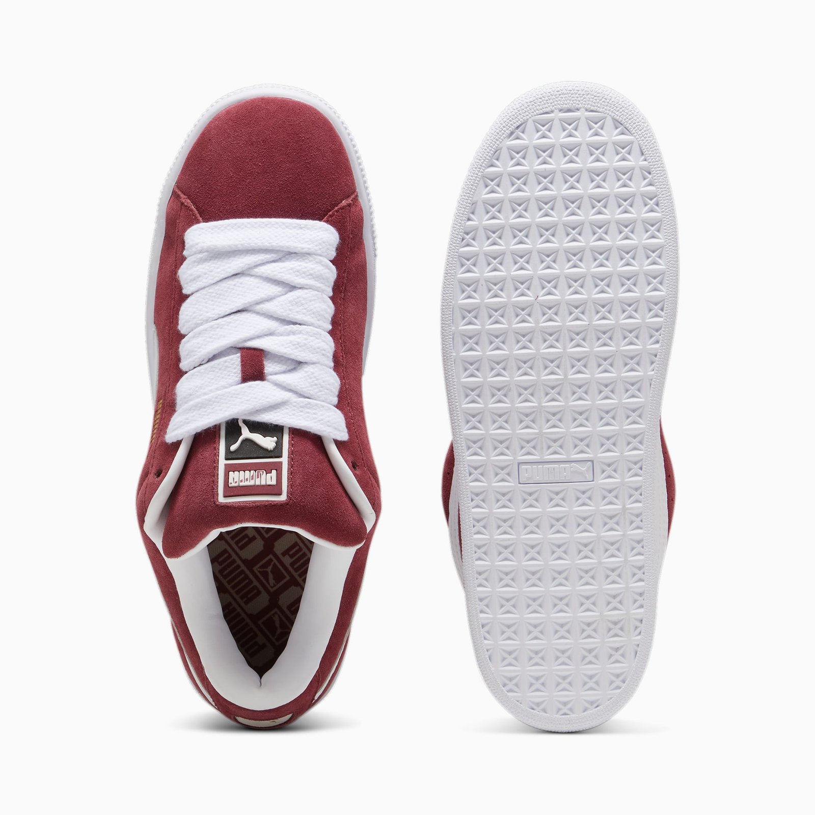 נעלי Suede XL סניקרס יוניסקס - צבע אדום-לבן PUMA | ShoeSale