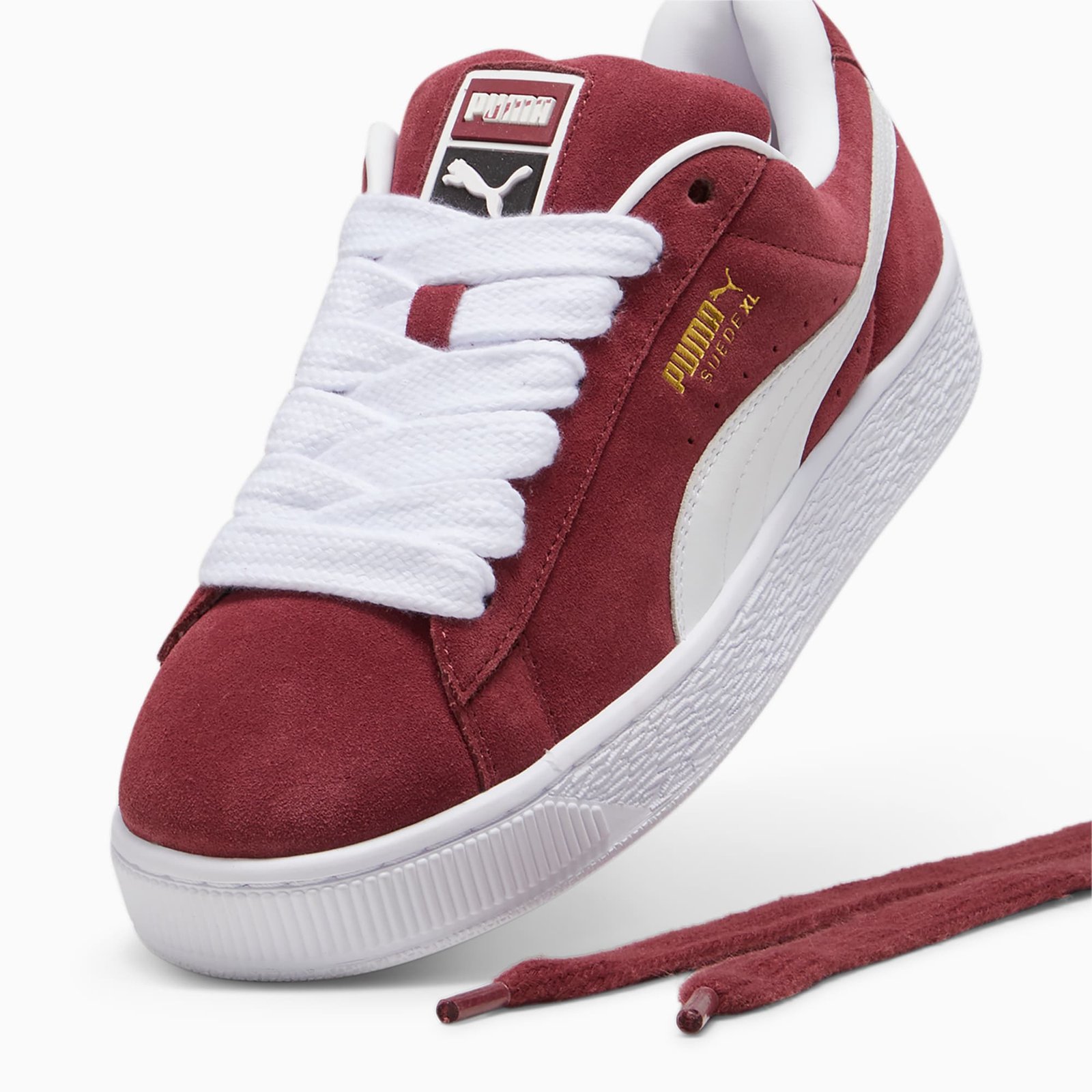 נעלי Suede XL סניקרס יוניסקס - צבע אדום-לבן PUMA | ShoeSale