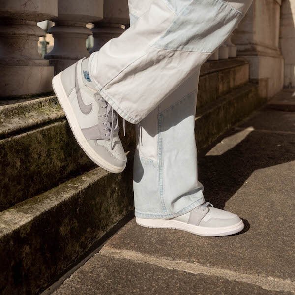 Air Jordan 1 High Zoom Air Cmft London Gray - כי כשאופנה פוגשת סטייל! AIR JORDAN | ShoeSale