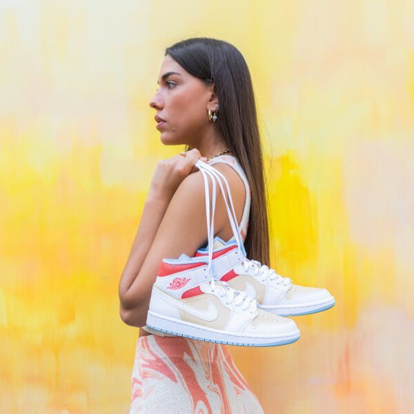 Air Jordan 1 Mid Se Sesame - עוצמה וסטייל באוויר AIR JORDAN | ShoeSale