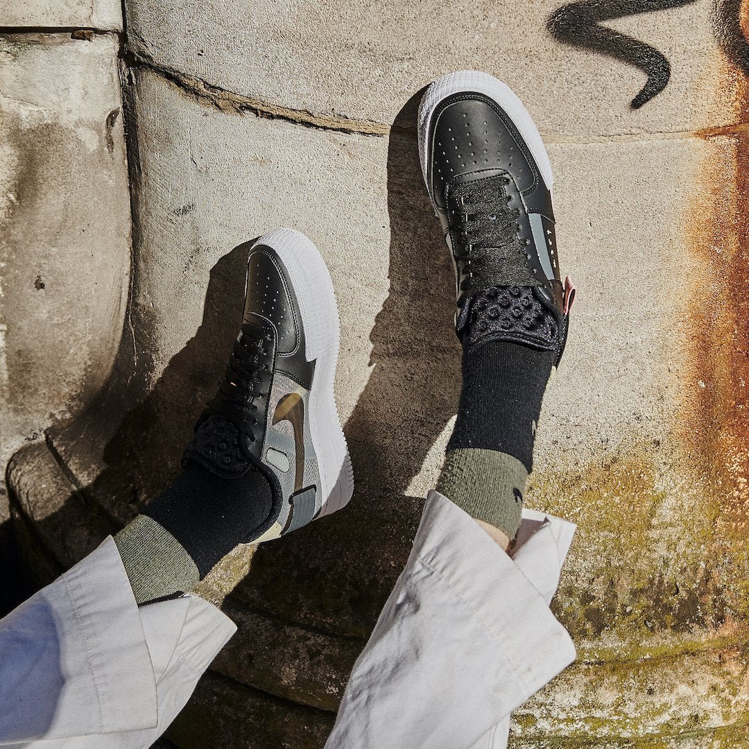 Air Force 1 Low Drop Type Black - הנעל שתחליף לכם את הסטייל! NIKE | ShoeSale