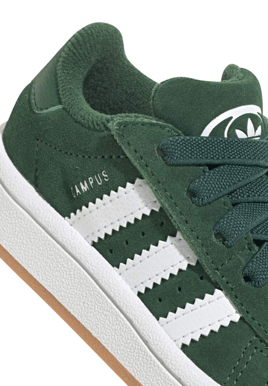 נעלי אדידס קמפוס לילדים - ירוק כהה במראה חדשני! Adidas Kids | ShoeSale