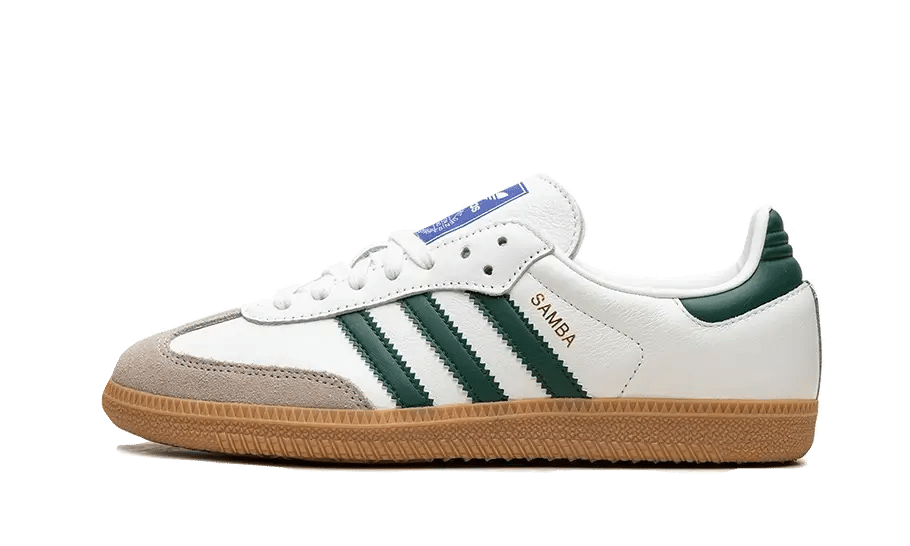 הסניקרס הטרנדיות של Adidas - Samba OG White Collegiate Green Gum ADIDAS SAMBA | ShoeSale