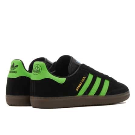 Adidas Samba Deco SPZL Core Black Lucid Lime - שלב את הסטייל שלך עם סניקרס הטרנדיות! ADIDAS SAMBA | ShoeSale