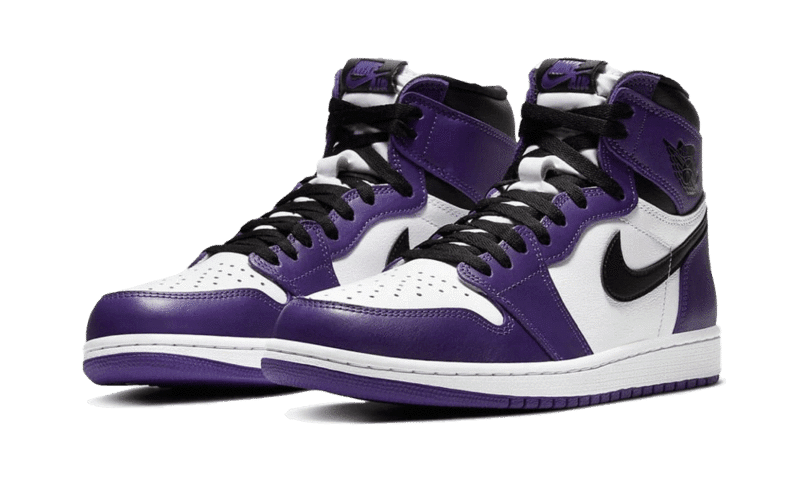 Air Jordan 1 Retro High Og Court Purple White - נעליים שמשדרות סטייל ושיק! AIR JORDAN | ShoeSale