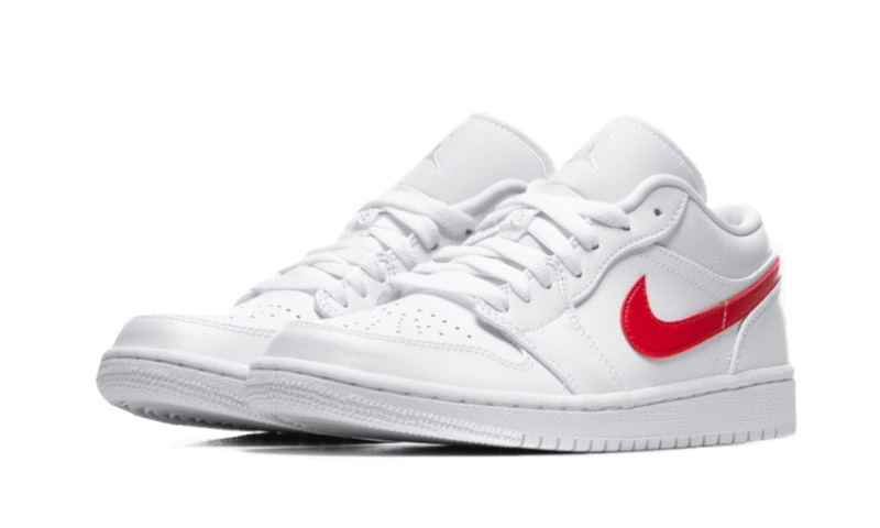 סניקרס Air Jordan 1 Low White University Red – הסטייל המושלם לכל עונה! AIR JORDAN | ShoeSale