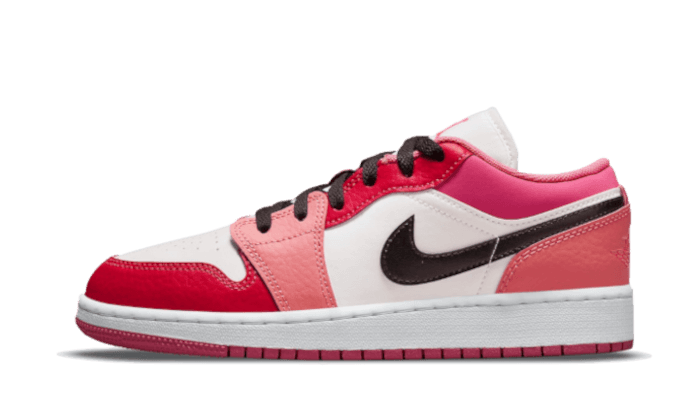 Air Jordan 1 Low Pink Red - סניקרס שיקיות שיביאו אותך לשיא הסטייל! AIR JORDAN | ShoeSale